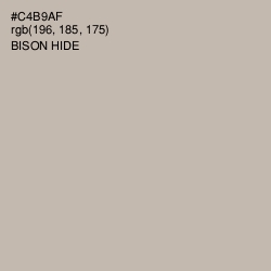 #C4B9AF - Bison Hide Color Image